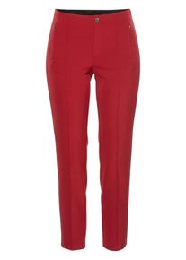MAC, Damen Hose 'Anna', Rot / Schwarz