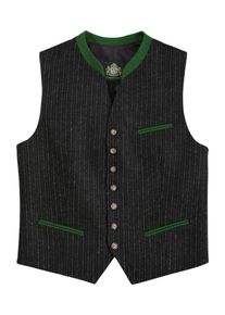 Hammerschmid, Herren Trachtengilet, Anthrazit / Gr&uuml;n