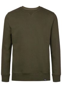 H.I.S. HIS JEANS, Herren Sweatshirt, Dunkelgr&uuml;n