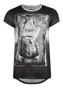Trueprodigy, Herren T-Shirt, Schwarz / Weiß