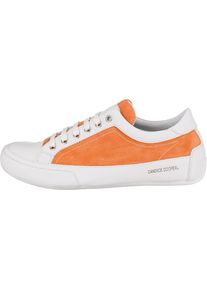 Candice Cooper, Herren Sneakers Low, Orange / Wei&szlig;