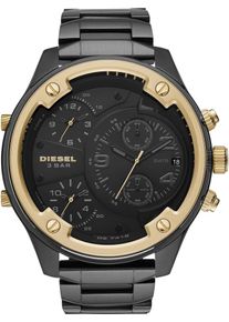 Diesel, Herren Chronograph, Goldgelb / Schwarz