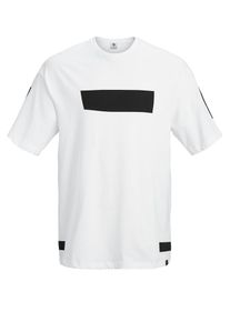 Jack & Jones JACK & JONES, Herren T-Shirt, Schwarz / Weiß