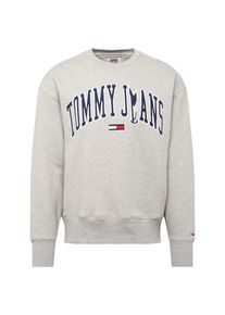 Tommy Jeans, Herren Sweatshirt 'TJM CLEAN COLLEGIATE CREW', Dunkelblau / Grau