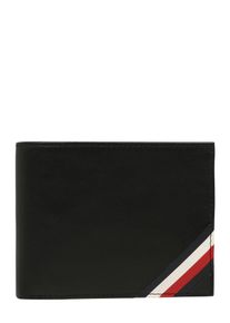 Tommy Hilfiger, Herren Geldbörse 'CORP EDGE EXTRA', Ultramarinblau / Hellrot / Schwarz / Weiß
