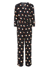 Y.A.S, Damen Jumpsuit, Beige / Rot / Schwarz