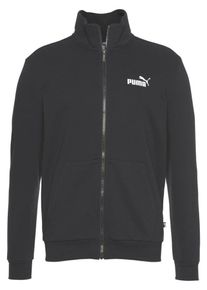 Puma, Herren Sweatjacke 'Track', Schwarz / Wei&szlig;