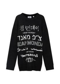 Cheap Monday, Damen Pullover, Schwarz / Weiß