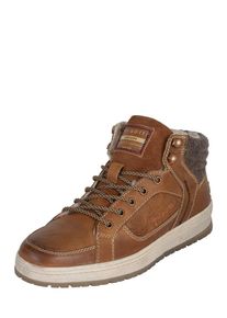 Bugatti, Herren Sneaker mit Fleece-Fütterung, Cognac