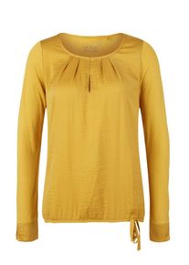 s.Oliver RED LABEL, Damen Langarmshirt, Goldgelb