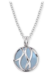 Engelsrufer, Damen Kette 'Paradise', Rauchblau / Silber