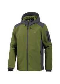 O.C.K. OCK, Herren Softshelljacke , Dunkelgrau / Grasgr&uuml;n