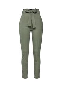 boohoo, Damen Hose 'LINEN LOOK', Khaki