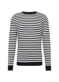 Jack & Jones JACK & JONES, Herren Pullover, Dunkelblau / Weiß