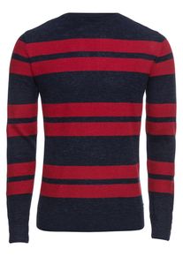Tom Tailor, Herren Pullover, Navy / Rot