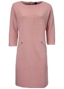 Heine, Damen Strickkleid mit Dreiviertelärmel, Rosé