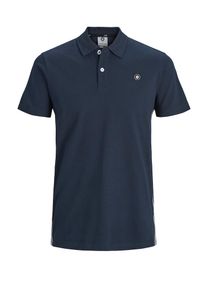 Jack & Jones JACK & JONES, Herren Poloshirt, Nachtblau / Schwarz / Weiß