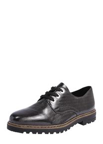 Rieker, Damen Schn&uuml;rschuhe, Anthrazit