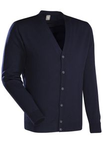 Jacques Britt, Strickjacke ' Slim Fit ', Nachtblau