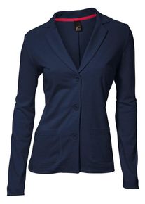 Heine, Damen Jerseyblazer, Nachtblau