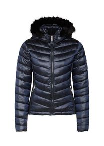 Superdry, Damen Jacke 'HOODED LUXE CHEVRON FUJI', Nachtblau