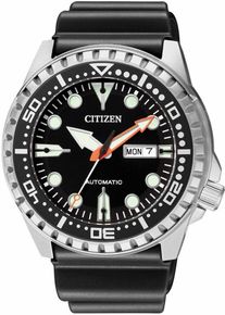 Citizen, Herren Automatikuhr 'NH8380-15EE', Schwarz / Silber