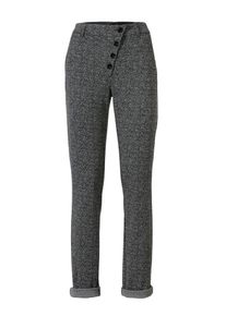 Heine, Damen Sweathose, Anthrazit / Weiß