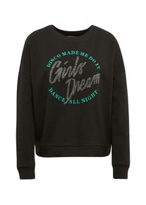 Tom Tailor Denim, Damen Sweatshirt, Jade / Schwarz
