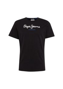 Pepe Jeans, Herren T-Shirt 'EGGO', Schwarz / Weiß