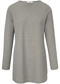 Peter Hahn, Damen Shirt, Grau / Weiß