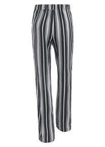 Emilia Lay, Damen Stoffhose, Grau / Schwarz / Weiß