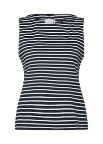 Banana Republic, Damen Top, Navy / Wei&szlig;