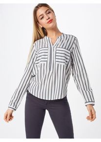 Haily's Hailys, Damen Bluse 'Joline', Grau / Weiß