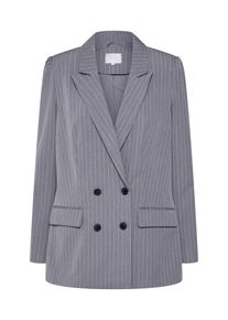 Vila, Damen Blazer 'PINSTRIPE', Grau