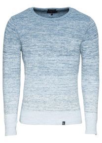 & Colours & Sons COLOURS & SONS, Herren Pullover 'Miami', Hellblau / Wei&szlig;