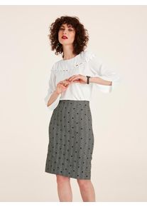 Heine, Damen Bluse, Perlweiß