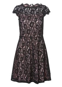Véro Moda VERO MODA, Damen Kleid, Altrosa / Schwarz