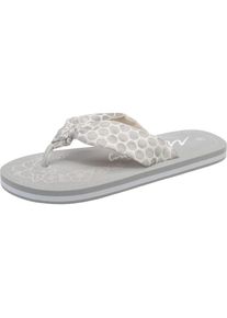 Mustang, Damen Zehentrenner 'Comfy', Silbergrau / Hellgrau