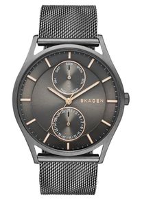 Skagen, Herren Armbanduhr 'HOLST, SKW6180', Dunkelgrau / Silber