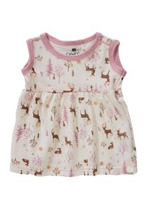 CeLaVi, Mädchen Kleid, Beige / Dunkelbeige / Dunkelorange / Rosa