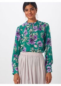 More & More MORE & MORE, Damen Bluse, Petrol / Lila / Weiß