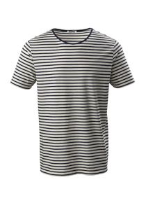 PHYNE, Herren T-Shirt, Navy / Naturweiß