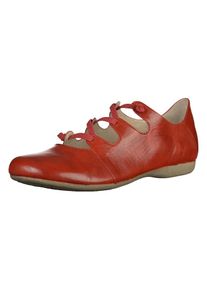 Josef Seibel, Damen Slipper, Dunkelbeige / Rot