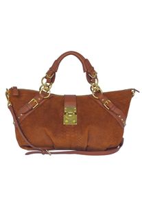 Silvio Tossi, Damen Lederhand- und Schultertasche, Braun