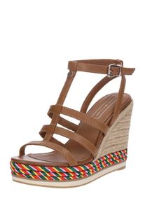 Tommy Hilfiger, Damen Sandale 'VANCOUVER 7A', Beige / Cognac
