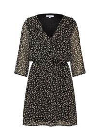 ABOUT YOU, Damen Kleid im Wickel-Stil 'Paula', Rosa / Schwarz
