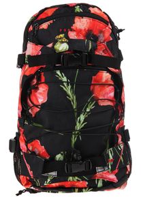 Forvert, Damen Rucksack, Grasgrün / Hellrot / Schwarz