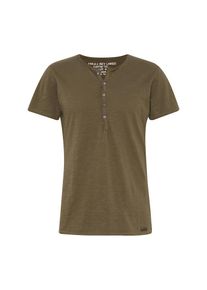 Key Largo, Herren T-Shirt 'MT LEMONADE button', Oliv