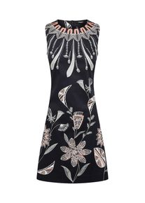 Desigual, Damen Kleid 'VEST_KIRA', Mischfarben / Schwarz