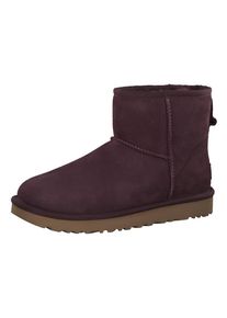 UGG Australia UGG, Damen Boots 'Classic Mini II', Brokat / Brombeer